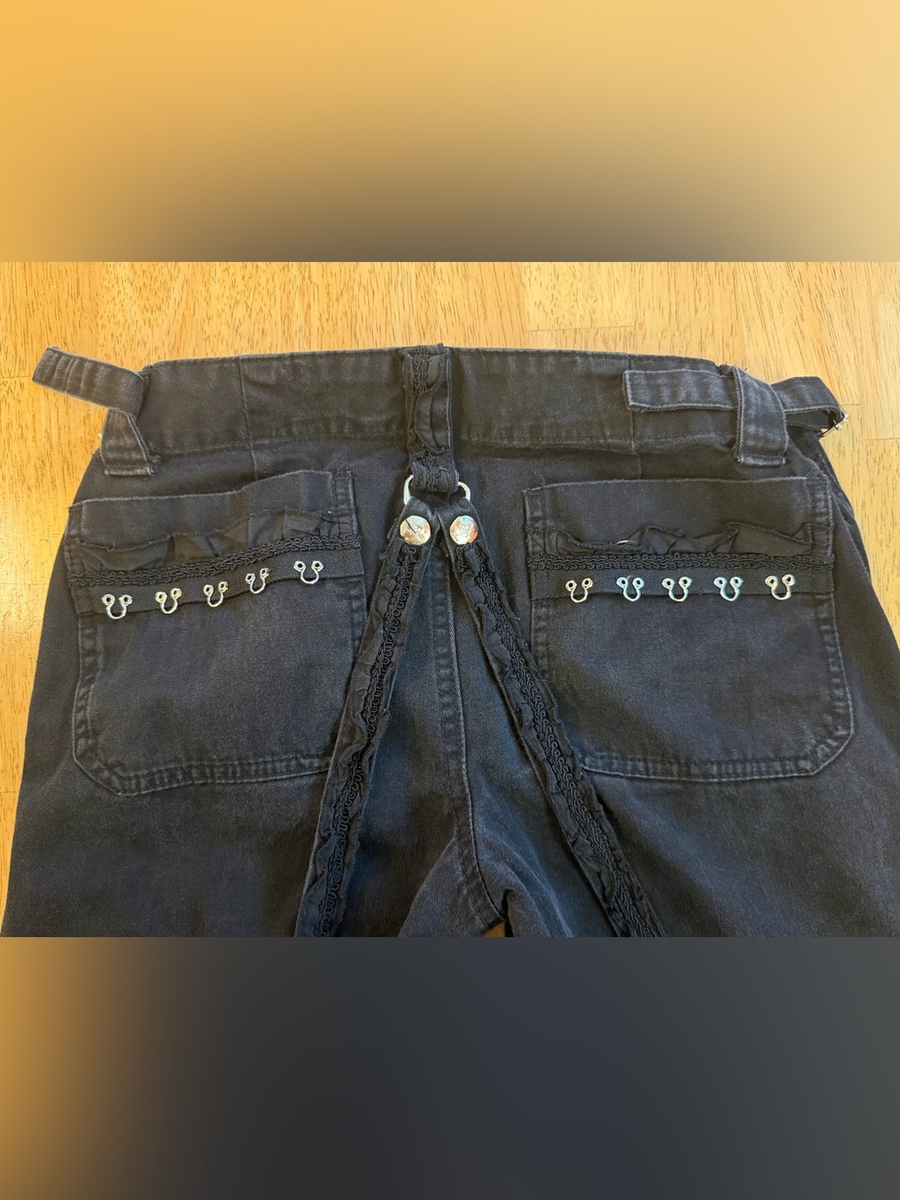 Tripp NYC Black Lace-Up Pants - Picture 6 of 15